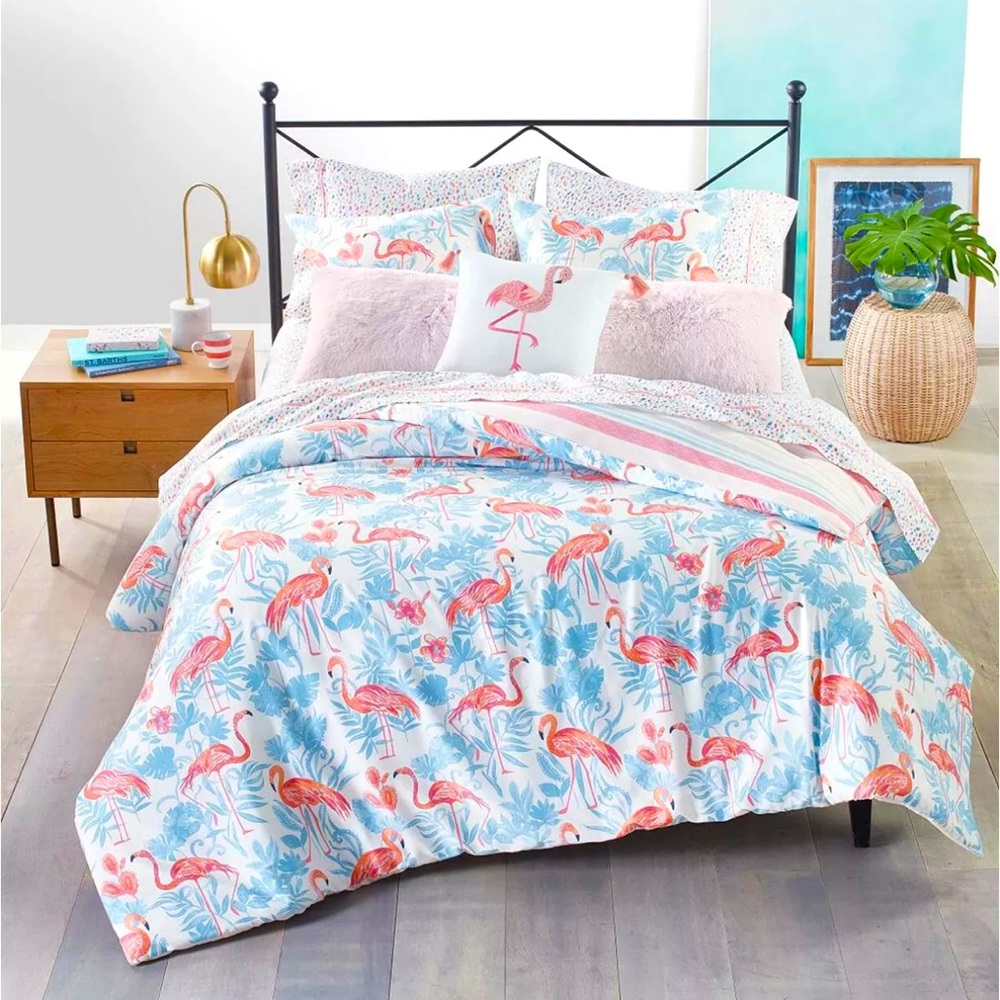 Martha Stewart Flamingo Twin Set